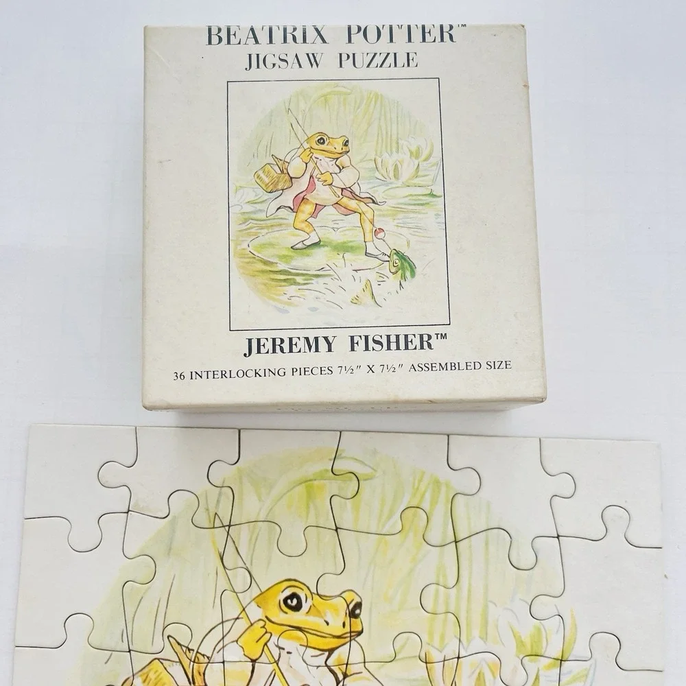 Beatrix Potter Moppet Jeremy Fisher Tom Kitten Jigsaw Puzzles 36 & 100 Pcs Lot 4